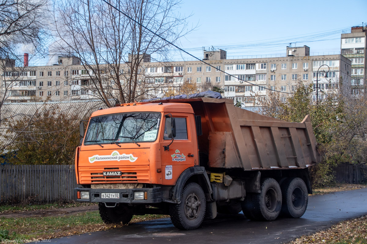 Башкортостан, № В 342 ТУ 02 — КамАЗ-55111 [551110]