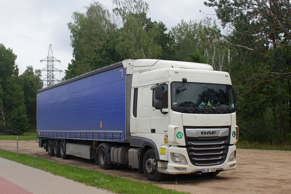 Литва, № MJM 935 — DAF XF Euro6 FT