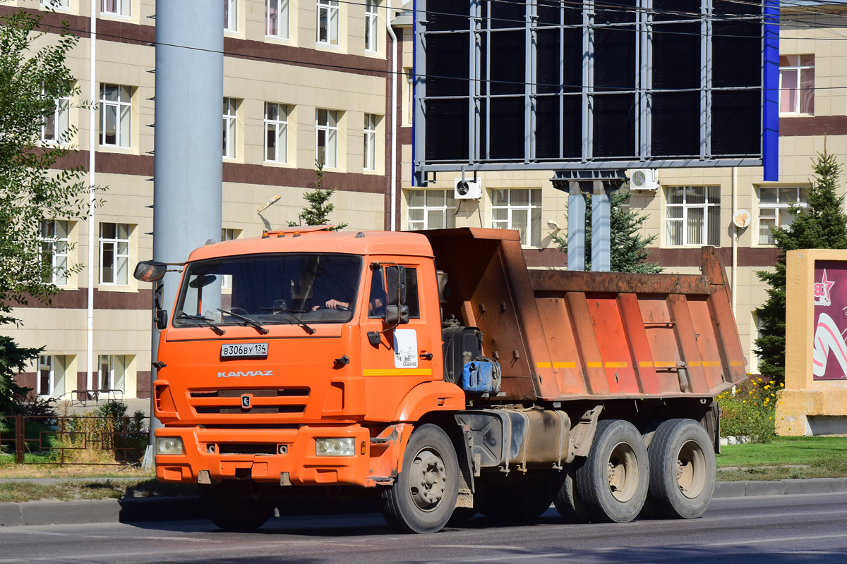 Волгоградская область, № В 306 ВУ 134 — КамАЗ-65115-L4(19)