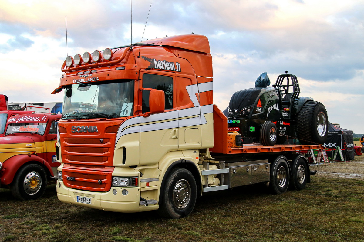 Финляндия, № ZKH-128 — Scania ('2009) R500; Финляндия — Power Truck Show 2018