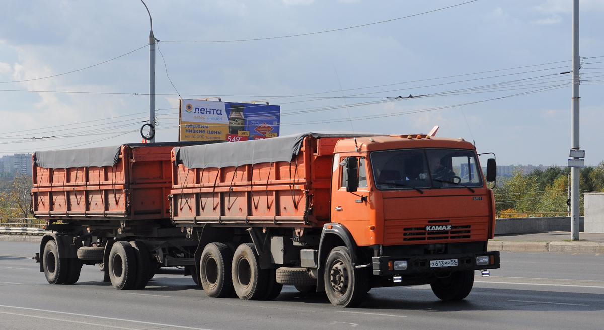 Омская область, № Х 613 РР 55 — КамАЗ-53205-15 [53205R]