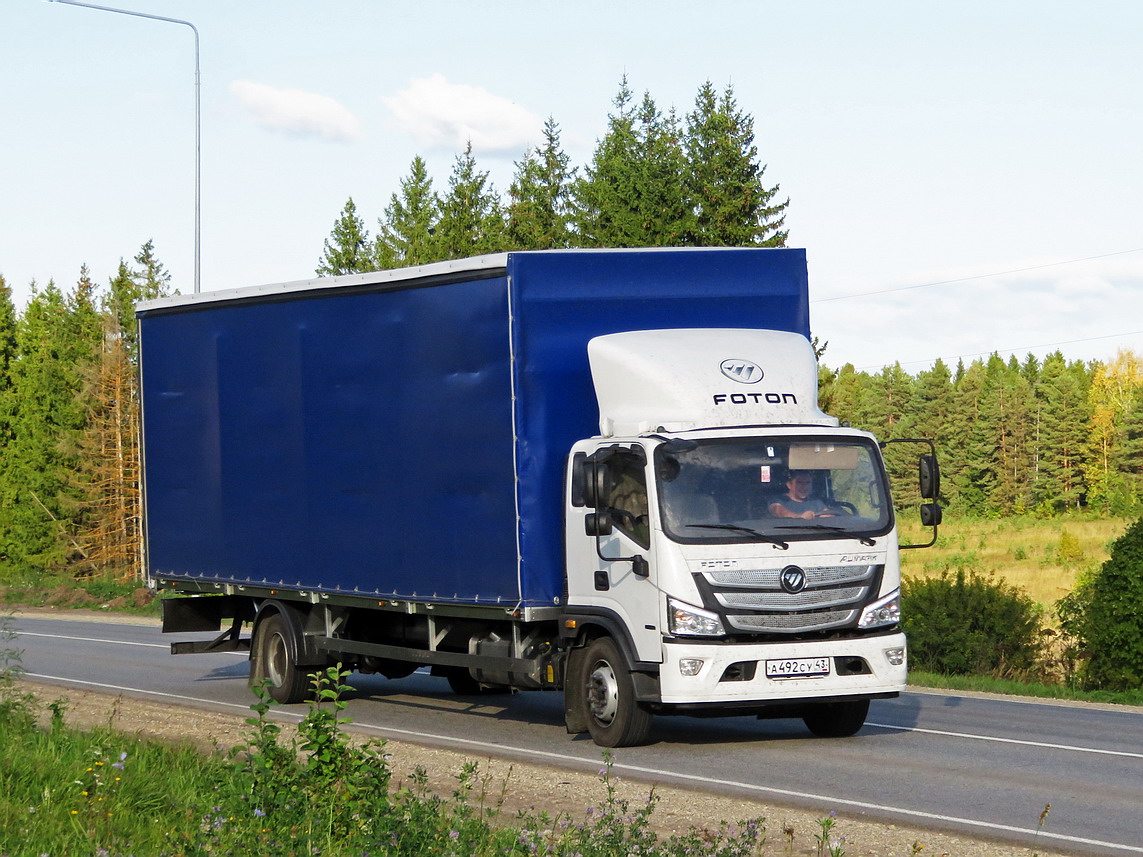 Кировская область, № А 492 СУ 43 — Foton Aumark S (общая модель)