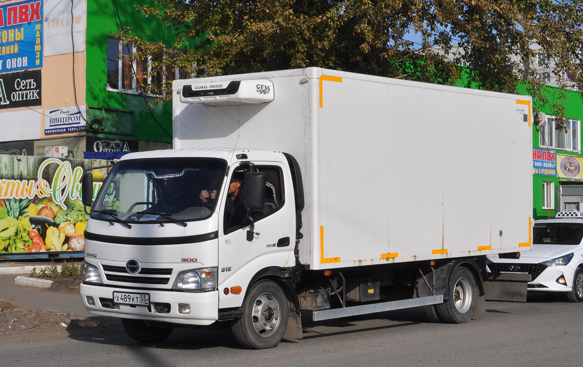 Омская область, № Х 489 КТ 55 — Hino 300