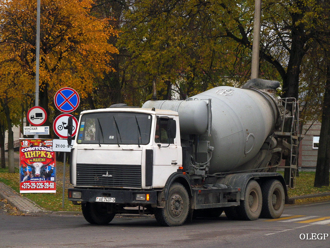Гомельская область, № АЕ 7437-3 — МАЗ-6303 (общая модель)