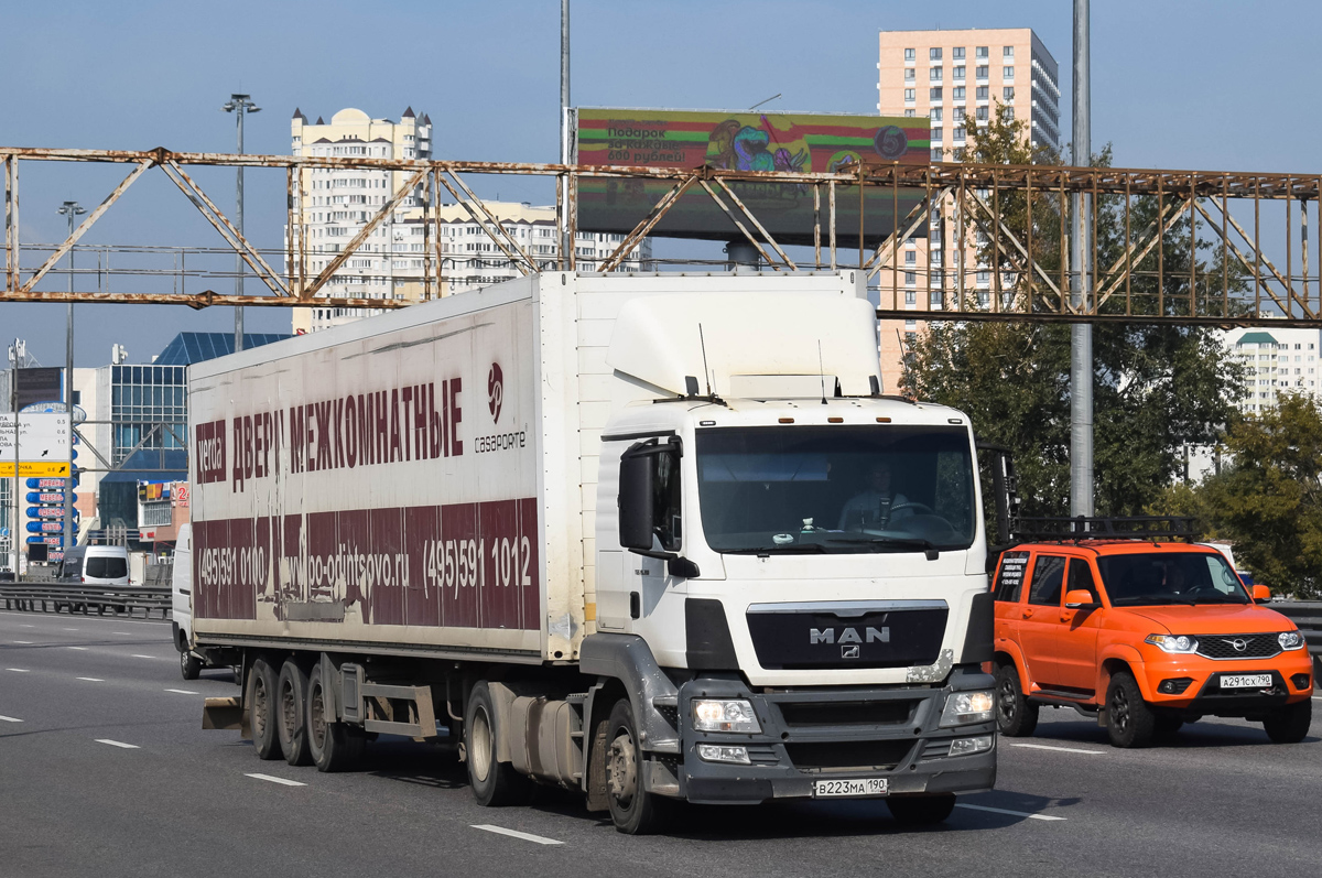 Московская область, № В 223 МА 190 — MAN TGS 19.390