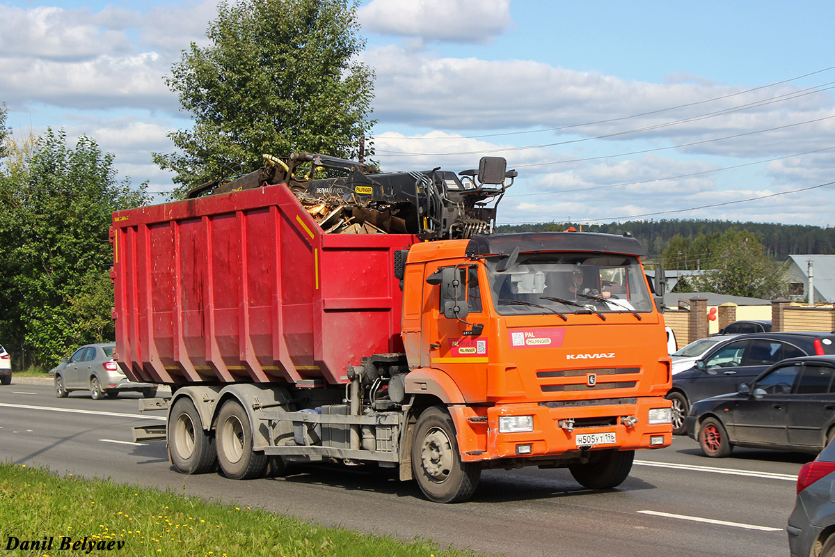 Свердловская область, № Н 505 УТ 196 — КамАЗ-65115-A5(48)
