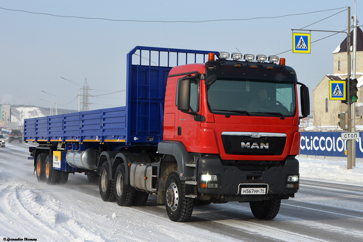 Саха (Якутия), № М 567 МР 14 — MAN TGS 33.480