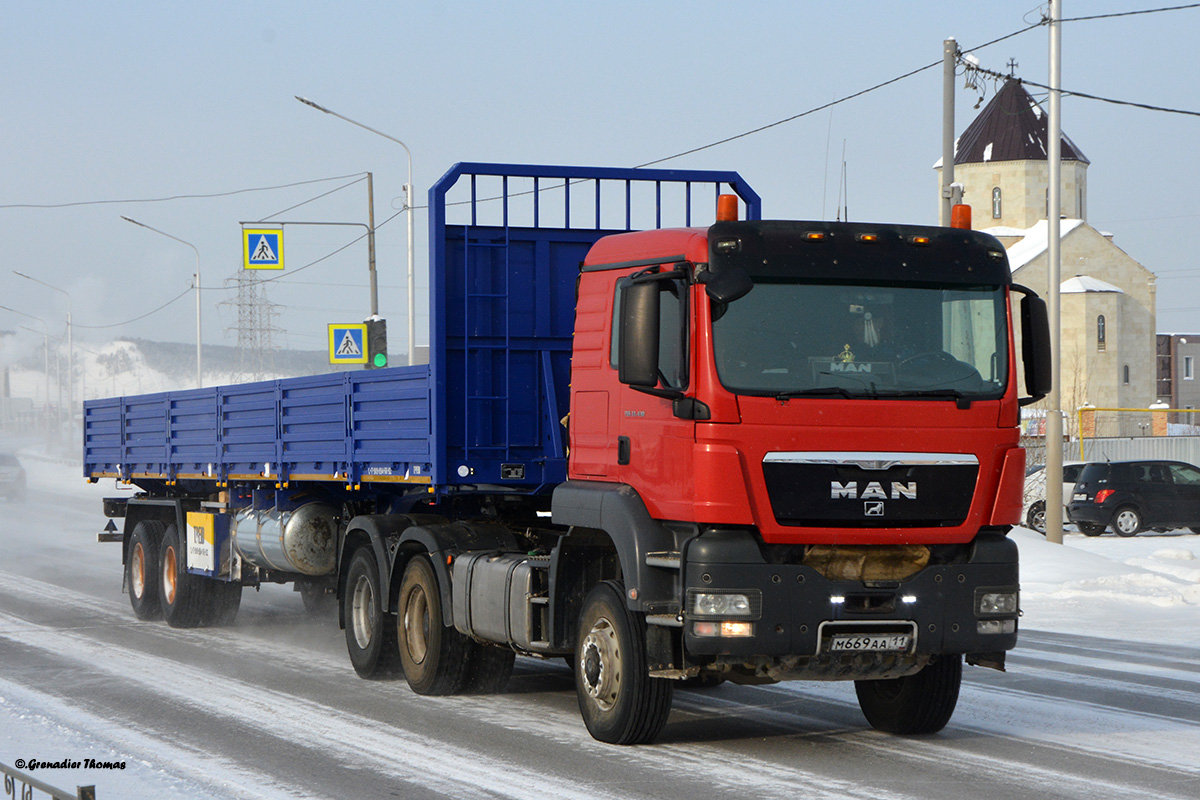 Саха (Якутия), № М 669 АА 11 — MAN TGS 33.430