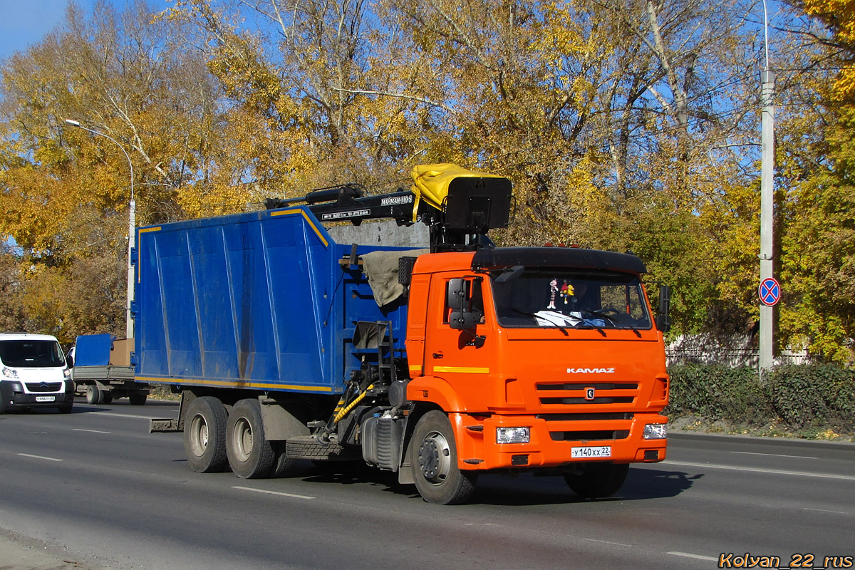 Алтайский край, № У 140 ХХ 22 — КамАЗ-65115-50