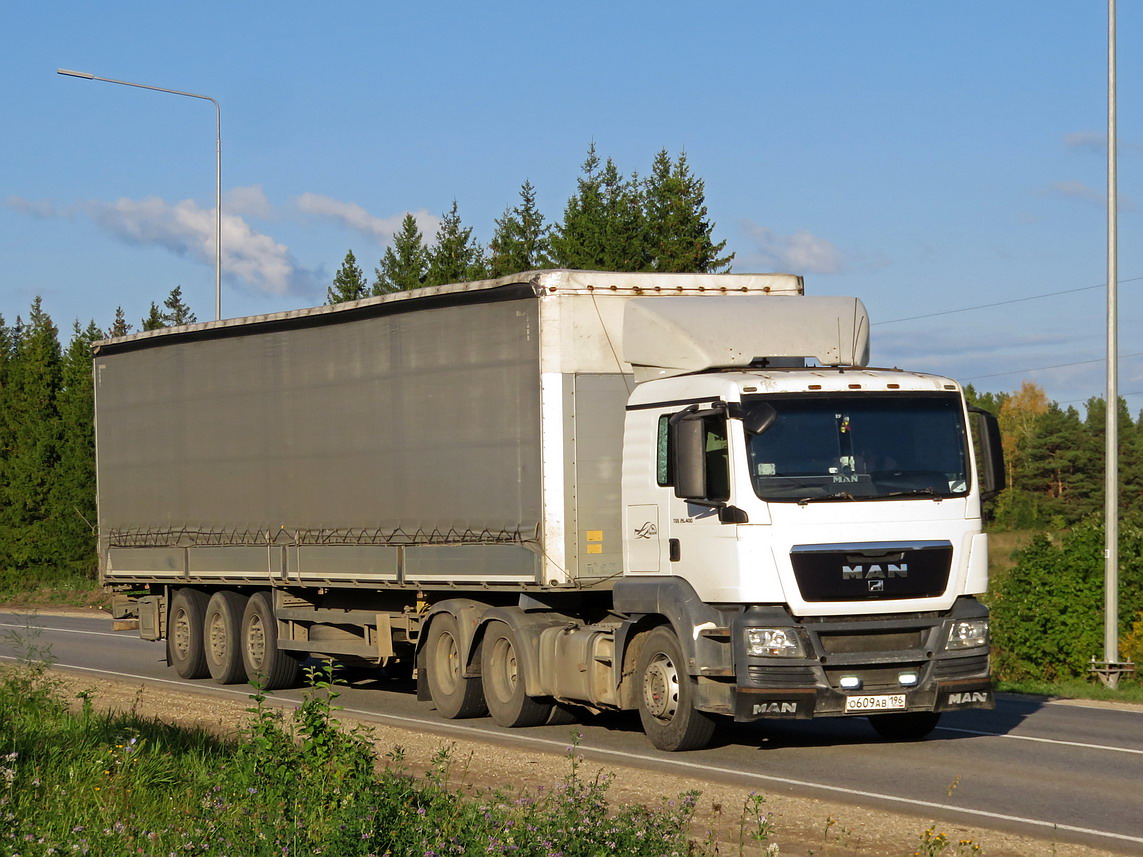 Свердловская область, № О 609 АВ 196 — MAN TGS 26.400