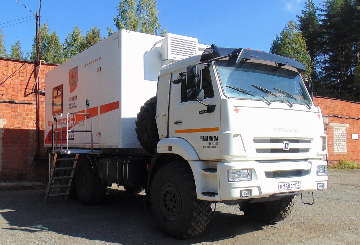 Удмуртия, № К 148 СТ 18 — КамАЗ-43118-50