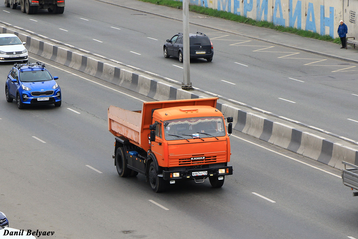 Челябинская область, № В 467 КУ 174 — КамАЗ-43255-A3(96)