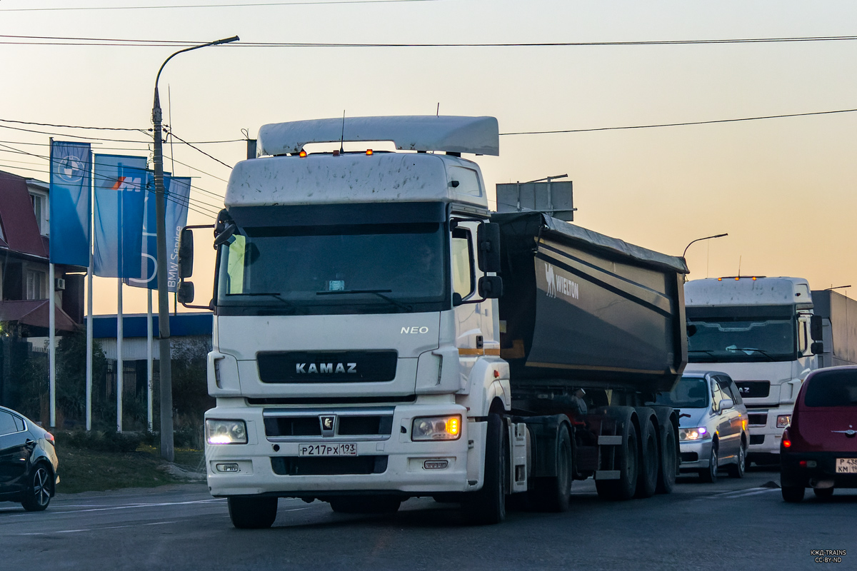 Краснодарский край, № Р 217 РХ 193 — КамАЗ-5490-S5(87)
