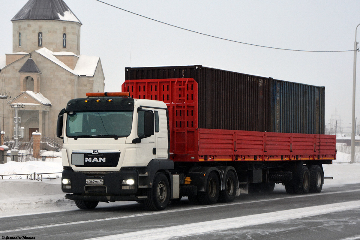 Саха (Якутия), № Е 560 МВ 14 — MAN TGS 33.440