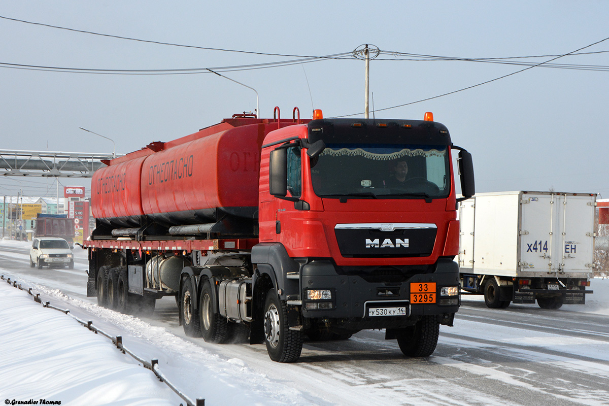 Саха (Якутия), № У 530 КУ 14 — MAN TGS 33.480
