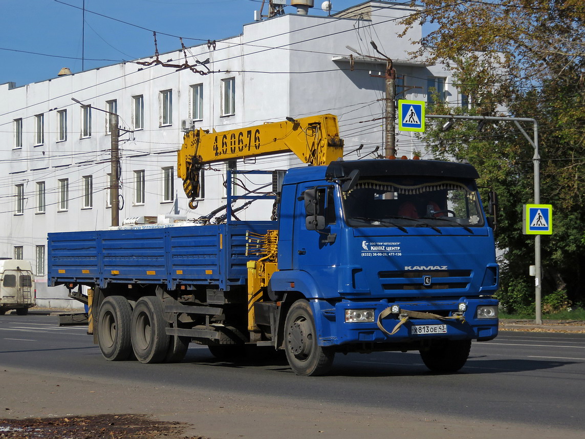 Кировская область, № Х 813 ОЕ 43 — КамАЗ-65117-N3(78)
