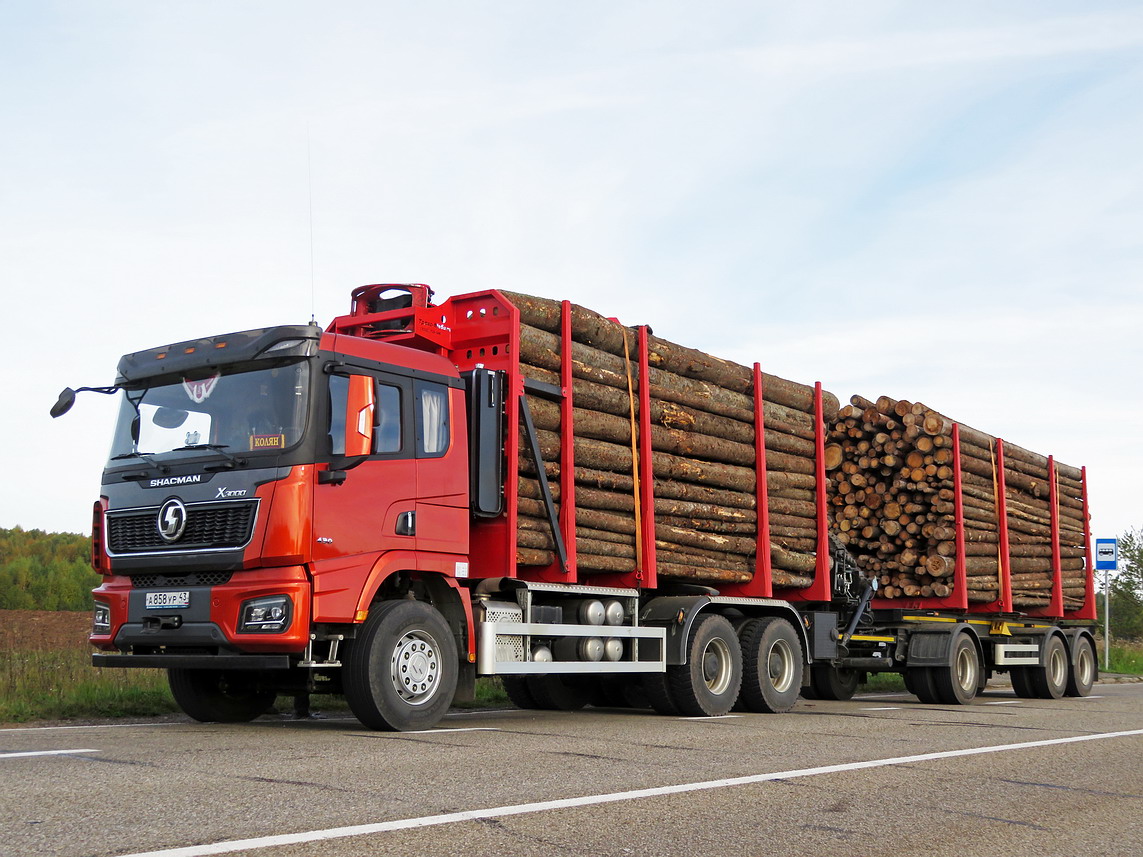Кировская область, № А 858 УР 43 — Shaanxi Shacman X3000 SX3258