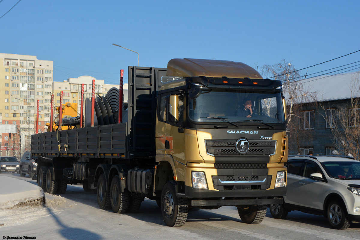 Саха (Якутия), № (14) Б/Н 0147 — Shaanxi Shacman X3000 SX4258; Транспортные средства без номеров (Саха (Якутия)); Новая техника (Саха (Якутия))