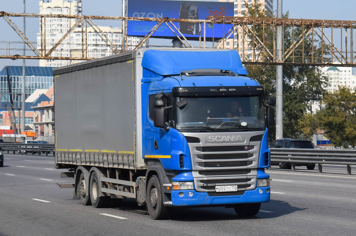 Нижегородская область, № М 202 ТО 152 — Scania ('2009-2011, общая модель)