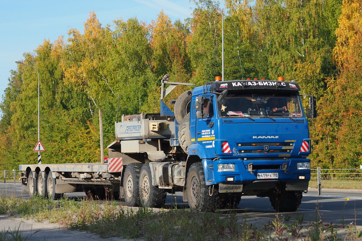 Ханты-Мансийский автоном.округ, № В 419 РХ 186 — КамАЗ-43118-RR(76) [431185-R]
