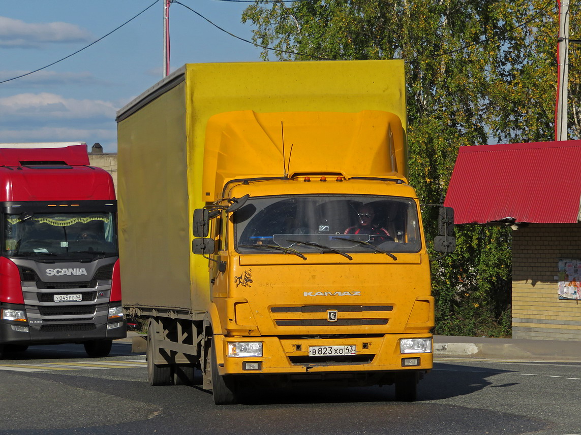 Кировская область, № В 823 ХО 43 — КамАЗ-4308-G5(69)