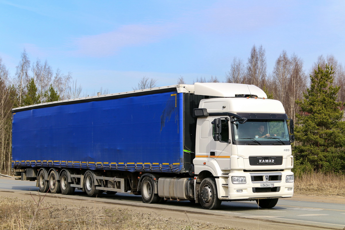Санкт-Петербург, № О 362 ВО 198 — КамАЗ-5490-S5(87)