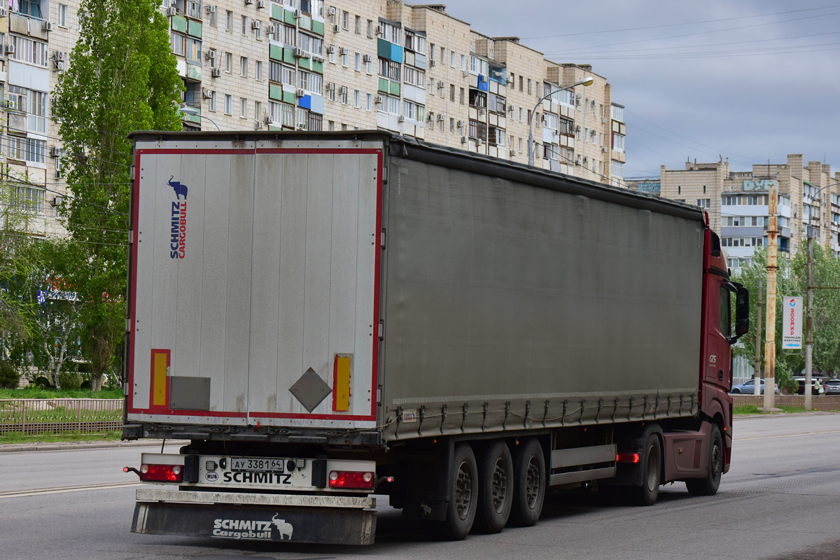 Саратовская область, № АУ 3381 64 — Schmitz Cargobull S.CS / SCB*S3T / S01