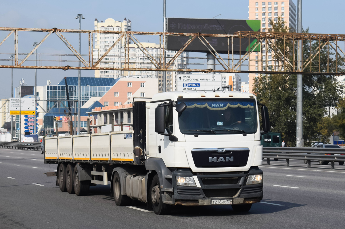 Москва, № Т 218 МХ 777 — MAN TGS 19.400