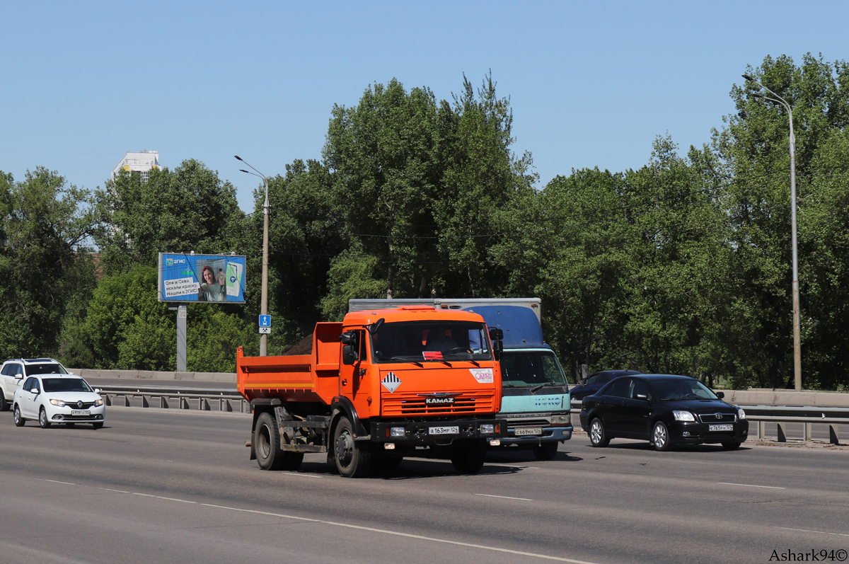 Красноярский край, № А 163 МР 124 — КамАЗ-43255-A3(96)