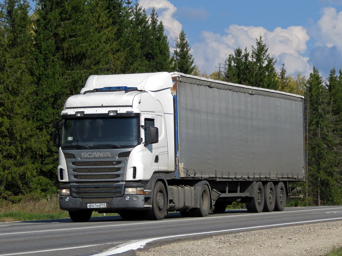 Пермский край, № В 567 ВВ 159 — Scania  (общая модель)