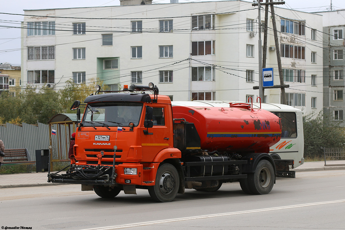 Саха (Якутия), № Р 327 ММ 14 — КамАЗ-43253-G5(69)