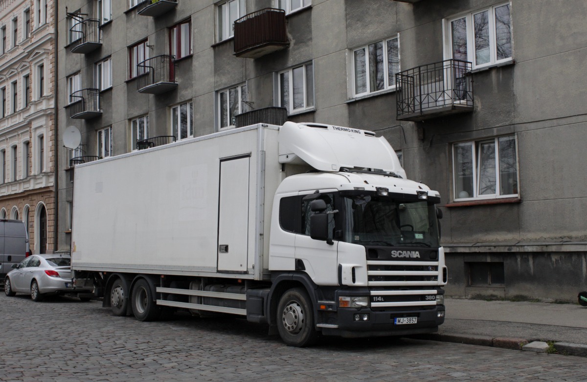 Латвия, № MJ-3857 — Scania ('1996) P114L