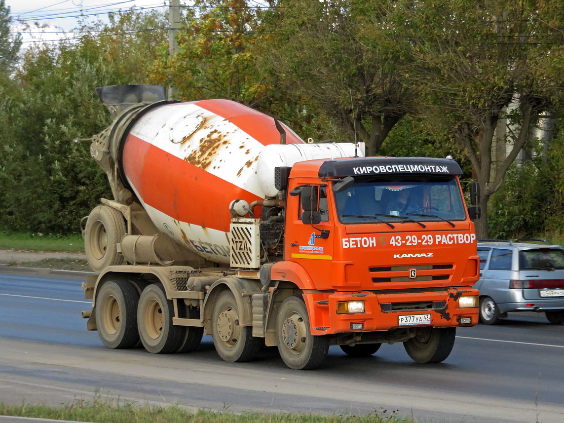 Кировская область, № Р 377 УА 43 — КамАЗ-6540-L4(19)