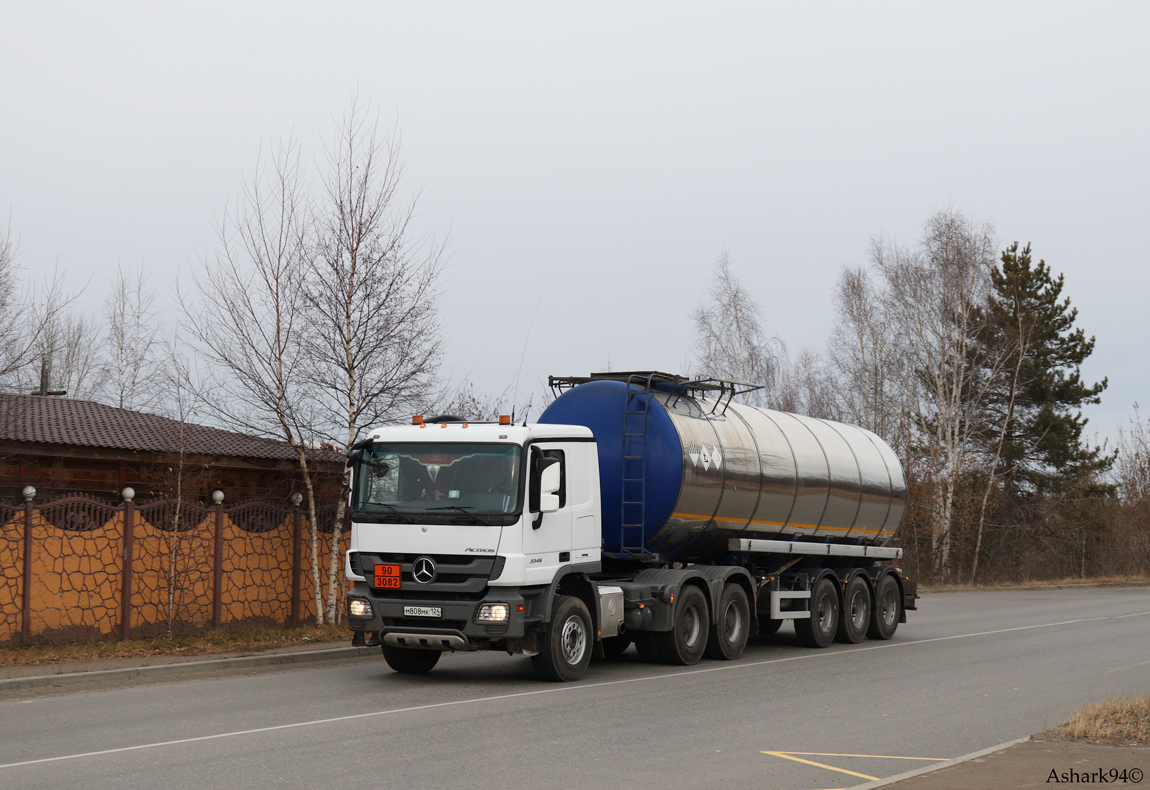 Красноярский край, № М 808 МК 124 — Mercedes-Benz Actros '09 3346 [Z9M]