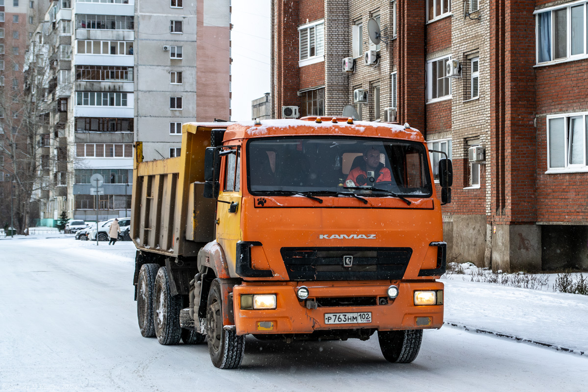 Башкортостан, № Р 763 НМ 102 — КамАЗ-65115-A4(23)