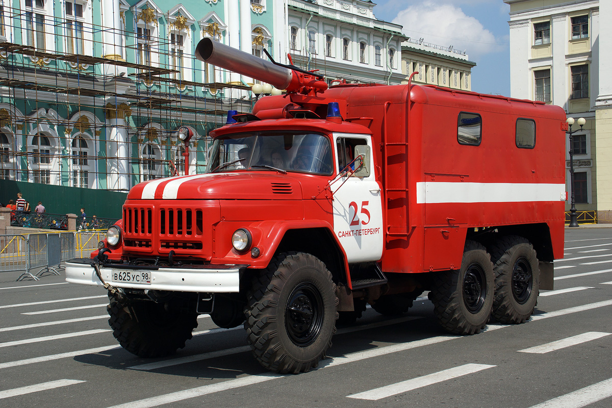 Санкт-Петербург, № В 625 УС 98 — ЗИЛ-131 (общая модель); Санкт-Петербург — Парад, посвящённый 210-летию со дня образования пожарной охраны Санкт‑Петербурга (29.06.2013)