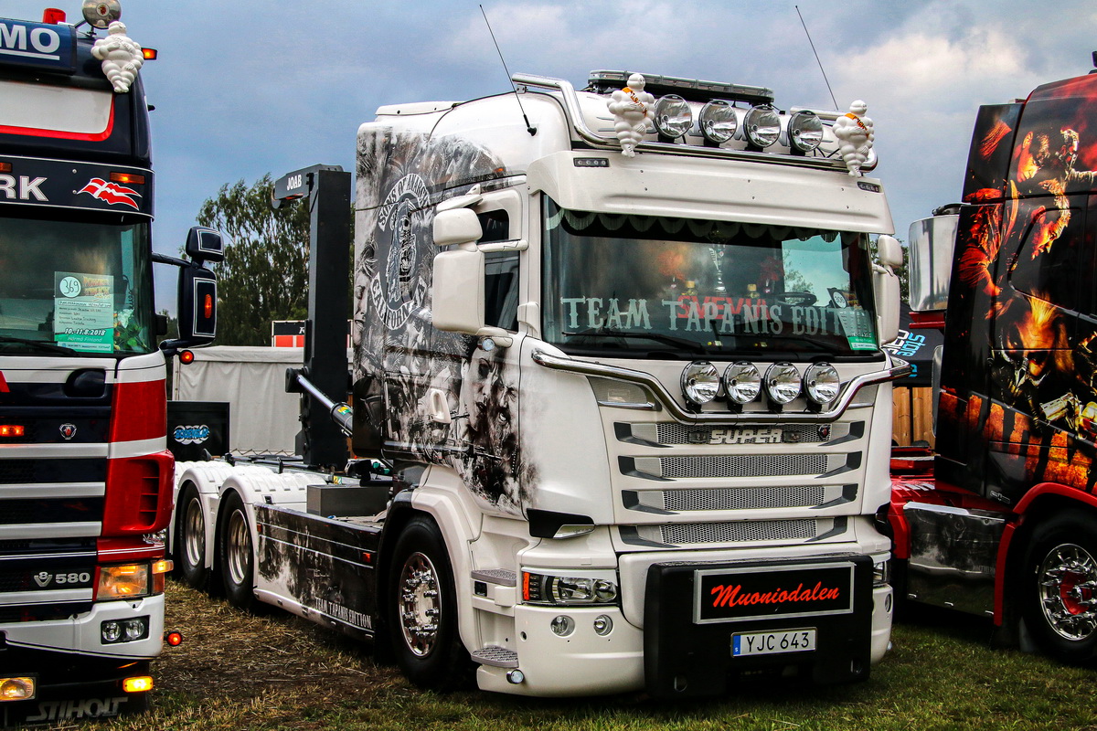 Швеция, № YJC 643 — Scania ('2013) R580; Финляндия — Power Truck Show 2018