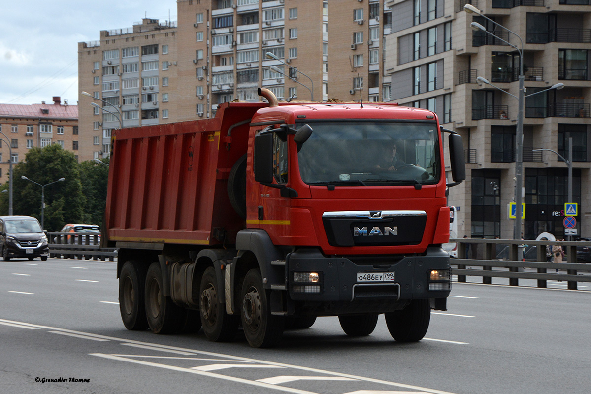 Москва, № О 486 ЕУ 799 — MAN TGS 41.400