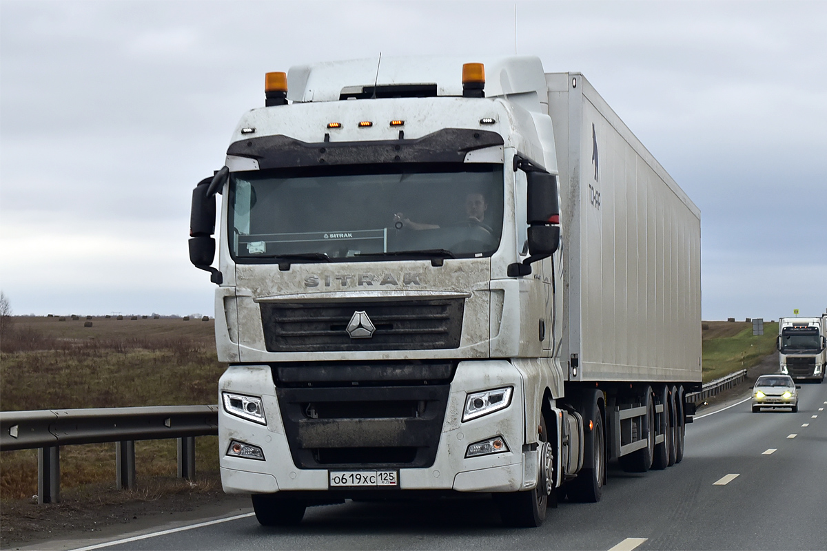Приморский край, № О 619 ХС 125 — Sitrak C7H ZZ4186
