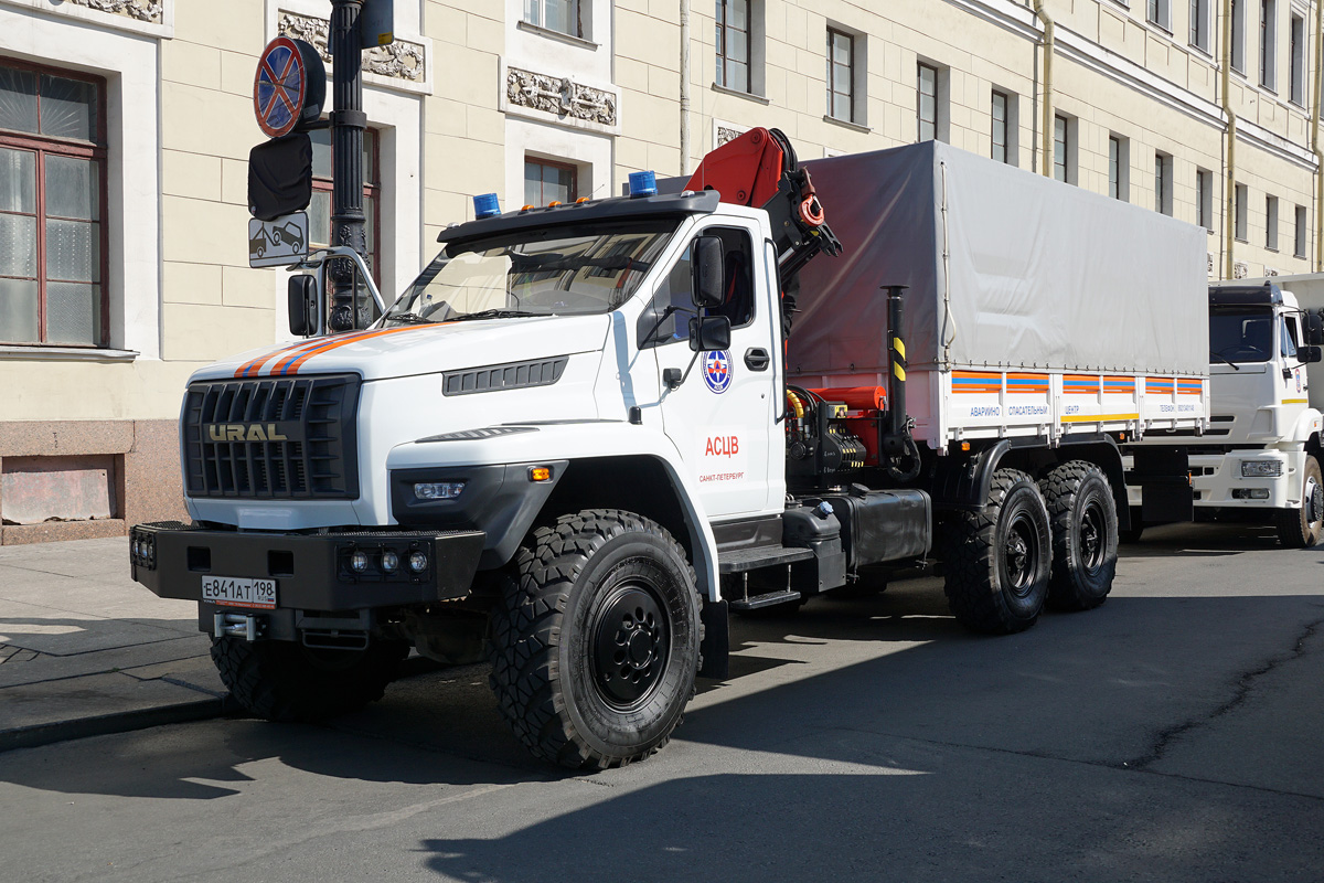 Санкт-Петербург, № Е 841 АТ 198 — Урал NEXT 4320-72; Санкт-Петербург — Парад, посвящённый 220-летию со дня образования пожарной охраны Санкт‑Петербурга (30.06.2023 г.)