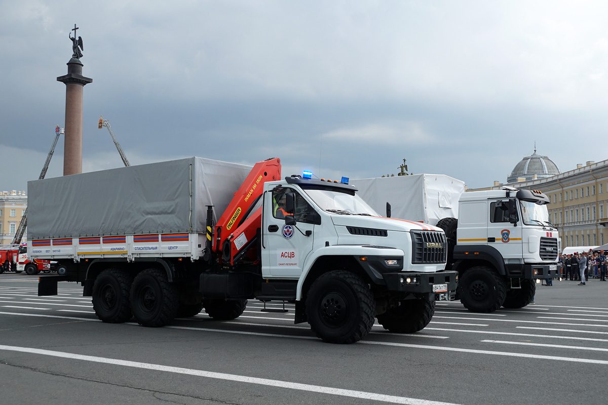 Санкт-Петербург, № Е 841 АТ 198 — Урал NEXT 4320-72; Санкт-Петербург — Парад, посвящённый 220-летию со дня образования пожарной охраны Санкт‑Петербурга (30.06.2023 г.)