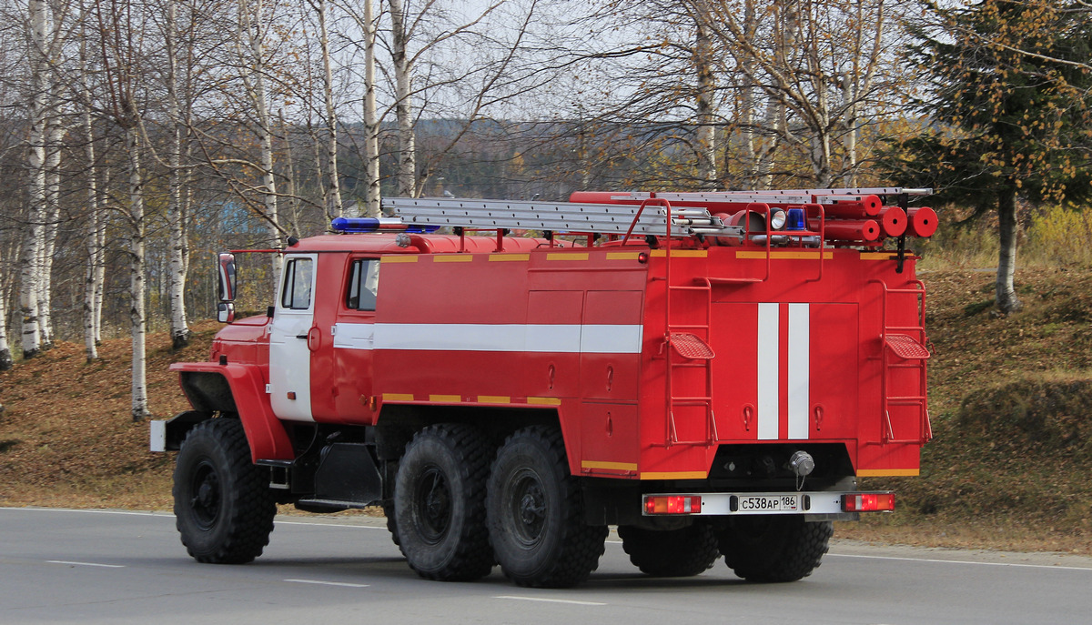 Ханты-Мансийский автоном.округ, № С 538 АР 186 — Урал-5557-70