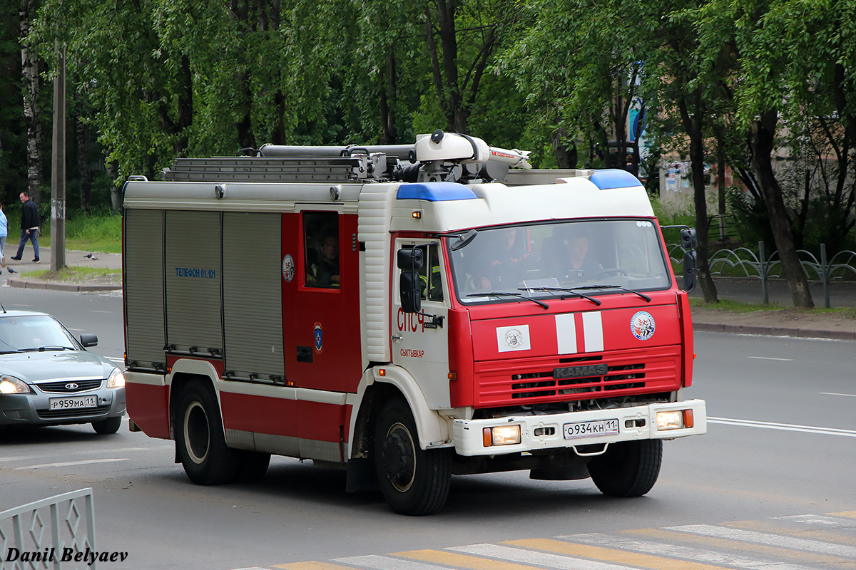 Коми, № О 934 КН 11 — КамАЗ-43253-A3(96)