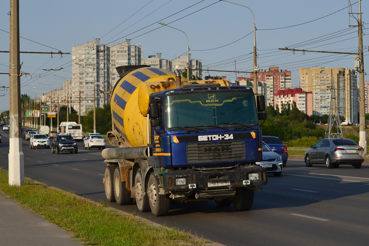 Волгоградская область, № К 863 ТМ 134 — MAN F2000 41.414