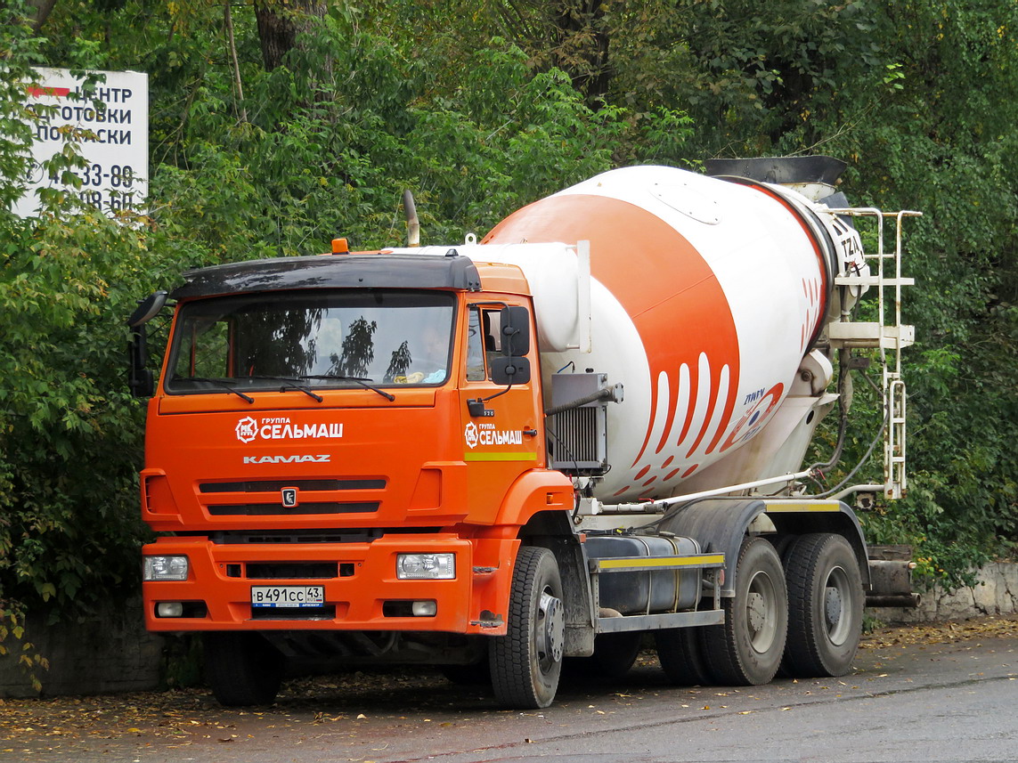 Кировская область, № В 491 СС 43 — КамАЗ-6520-A5(48)