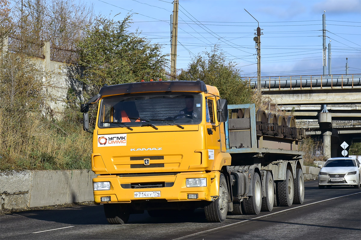 Челябинская область, № Р 714 ХУ 174 — КамАЗ-65116-A5(48)