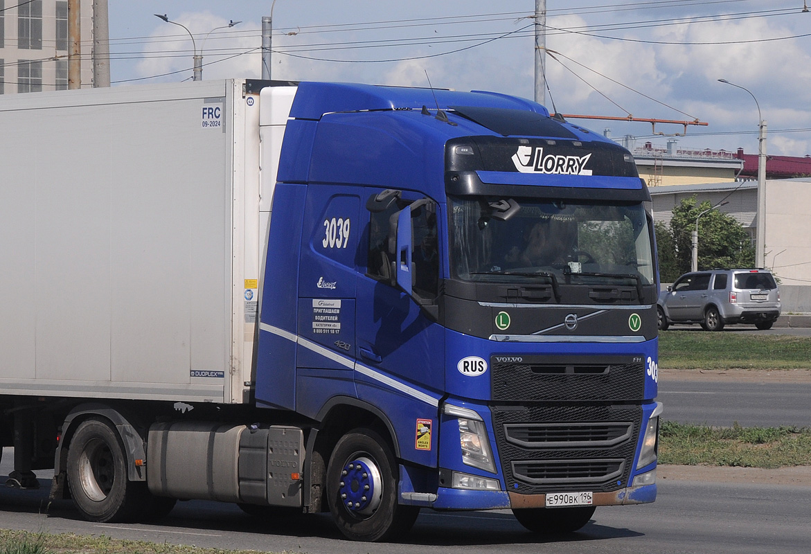 Свердловская область, № 3039 — Volvo ('2012) FH.460