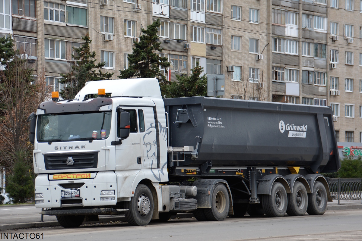 Ростовская область, № Е 020 НК 761 — Sitrak C7H ZZ4186