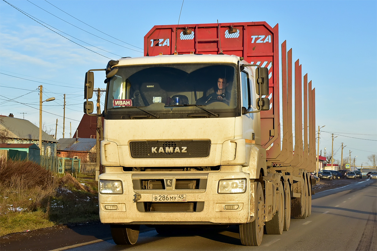 Курганская область, № В 286 МУ 45 — КамАЗ-65206-T5(68)