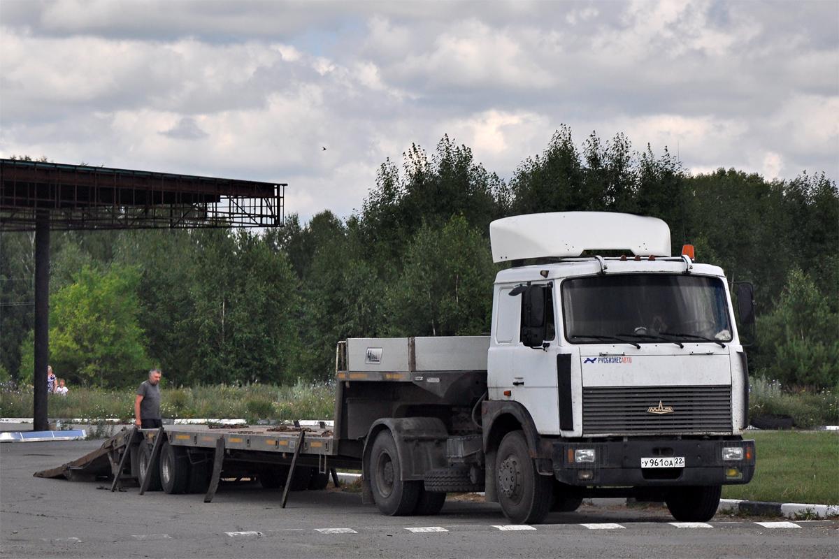 Алтайский край, № У 961 ОА 22 — МАЗ-5432A3